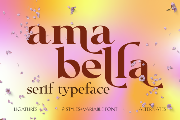 Amabella Family: Elevate Your Brand Identity with Timeless Serif Elegance
