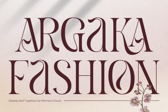 Argaka Fashion: The Elegant Serif Font for Premium Web Design