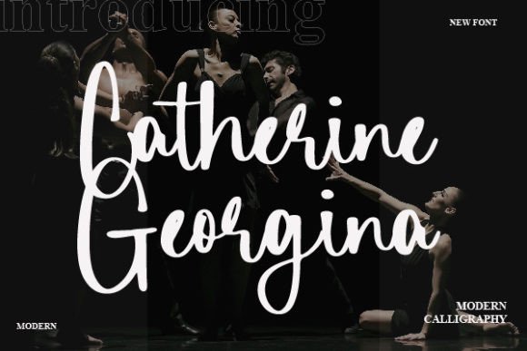 Catherine Georgina: The Script Typeface for Scroll-Stopping Brand Visuals