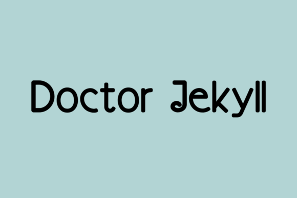 Doctor Jekyll: A Clean Sans Serif Typeface for Modern Web Design