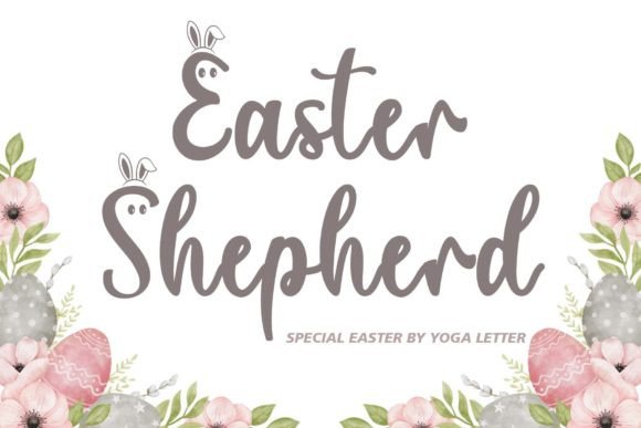 Easter Shepherd: A Playful Script Font for Whimsical Brand Identity