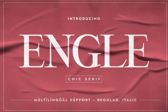 Engle: The Elegant Serif Typeface for Modern Web Design