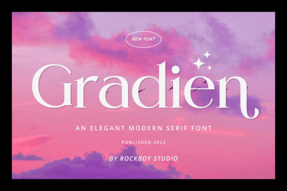 Gradien: The Premium Serif Font for Scroll-Stopping Campaigns