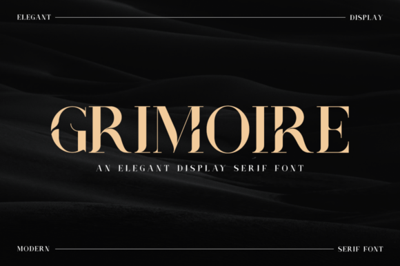 Grimoire: The Elegant Serif Typeface for Modern Editorial Design