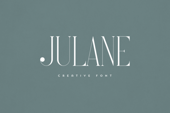 Julane: The Elegant Serif Typeface for Handmade Branding