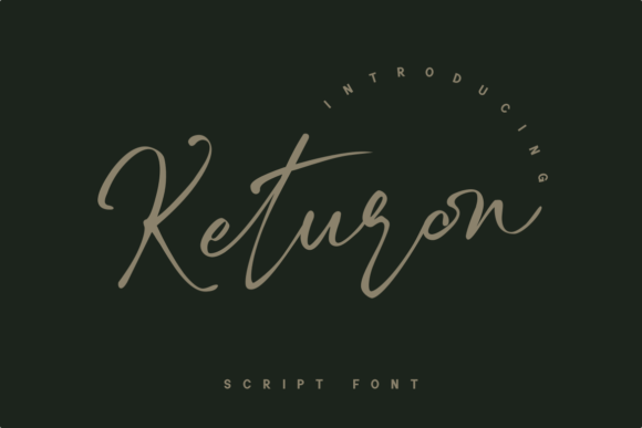 Keturon Typeface Review: A Delicate Handwritten Font for Elegant Branding