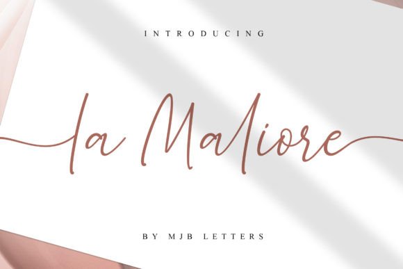 La Modesta: A Handwritten Font for Polished Brand Identity