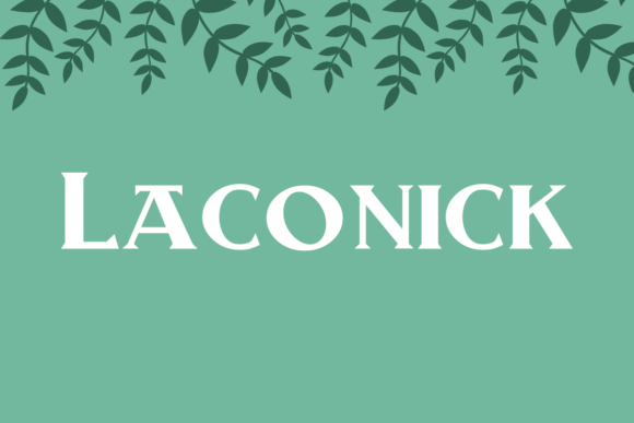 Laconick: A Tall Slab Serif for Editorial Elegance
