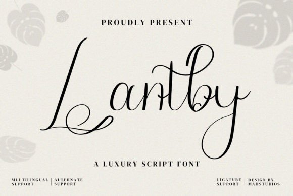 Lantby: The Elegant Script Font for Polished Brand Identity