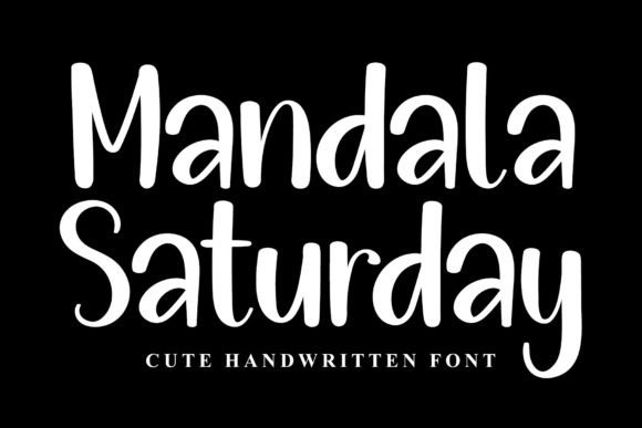 Mandala Saturday: A Timeless Handwritten Typeface for Crafters