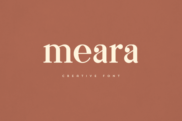 Meara: The Elegant Serif Typeface for Handmade Branding
