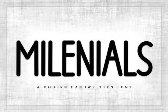Milenials: The Handwritten Typeface That Elevates Campaign Visuals
