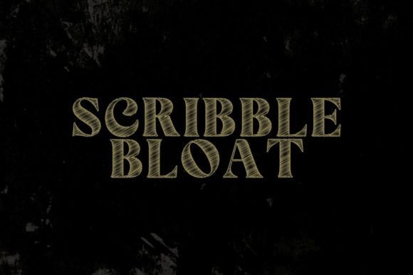 Scribble Bloat: A Handwritten Typeface for Editorial Luxury