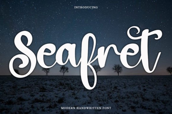 Seafret: The Elegant Handwritten Typeface for Boutique Branding