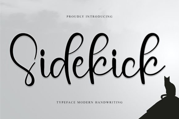 Sidekick: A Dainty Script Font for Modern Brand Identity