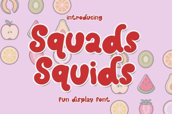 Squads Squids: The Perfect Font for Polished Small Business Branding
