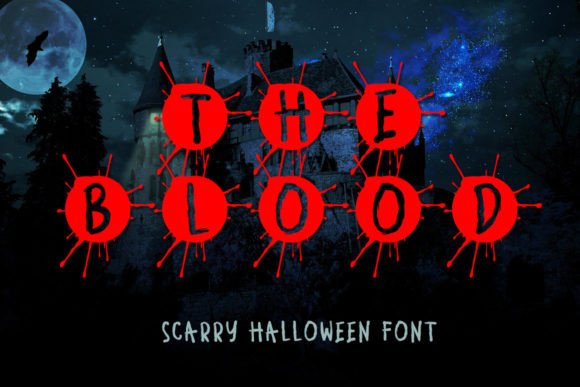 The Blood: A Premium Decorative Typeface for High-Impact Campaigns