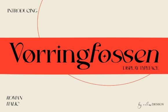 Vørringfossen: The Elegant Serif for Modern Brand Identity