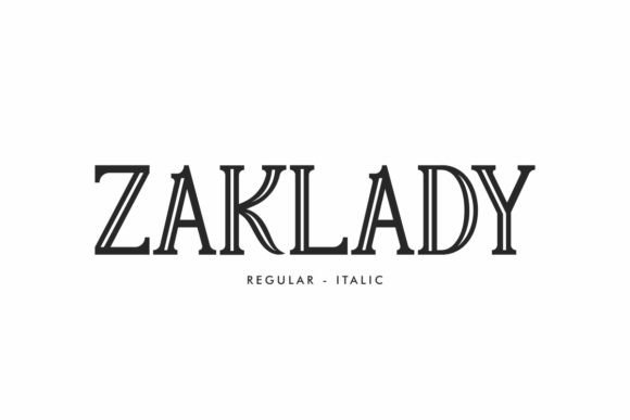 Zaklady: The Elegant Serif Font for Handmade Labels and Signs